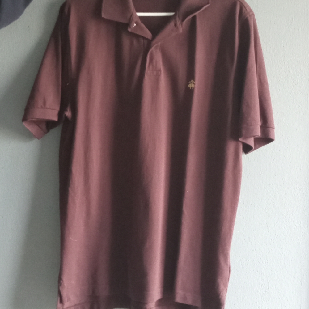 Brooks Brothers Brown Polo Soft Knit Relaxed Fit